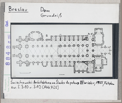 Vorschaubild Breslau (Wrocław): Dom, Grundriss 